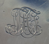 Sterling Silver Serving Plate Pierced Made for Tiffany & Co. #16 (#1838)