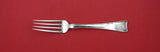 Lap Over Edge Hand Engraved By Tiffany Sterling Dinner Fork w/ fish & snake 8"