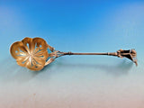 Calla Lily by Whiting Sterling Silver Sugar Sifter Gold Washed 8 3/8"