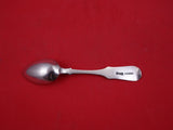 Russian Sterling Silver Teaspoon large .875 silver c. 1889 6 1/4"