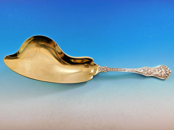 Olympian by Tiffany and Co Sterling Silver Fish Server Gold Washed 11 3/4"