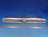 Russian .875 Silver Card Case Engraved Flower and Ribbon c. 1908-1926  (#6928)