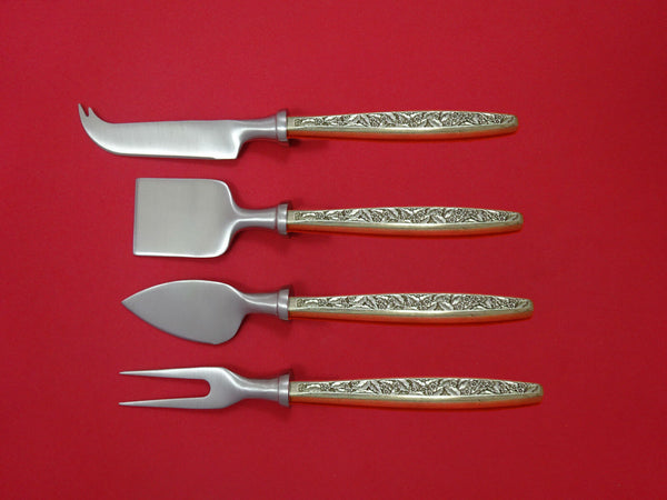 Valencia By International Sterling Silver Cheese Serving Set 4 piece HHWS Custom