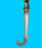 Gilt Bronze Tussie Mussie Posey Posy Holder with Flirting Mirrors (#J1300)