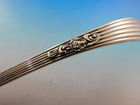 Georgian by Towle Sterling Silver Soup Ladle Flowers in Bowl Gold Washed 14"