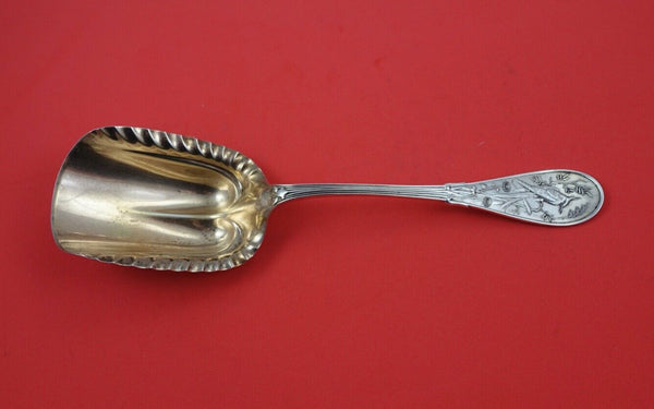 Japanese by Tiffany and Co Sterling Silver Cracker Scoop w/ rose gold 9 1/2"