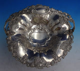 Henry Wilkinson English Victorian Sterling Silver Basket w/ Swing Handle (#8633)