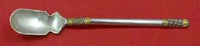 Aegean Weave Gold by Wallace Sterling Silver Horseradish Scoop 6 1/2" Custom