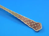 Lap Over Edge Mixed Metals Tiffany & Co Sterling Silver Demitasse Spoon GW 4 3/8