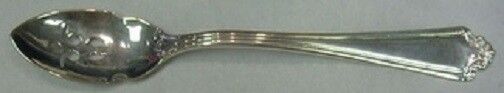 Saint George by Reed & Barton Sterling Silver Olive Spoon Pierced Custom 5 1/2"