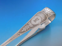 King William Engraved Tiffany & Co. Sterling Silver Asparagus Tong Yoked 10 3/4"