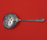 Georgian Colonial by Wallace Sterling Silver Nut Spoon Pierced 4 7/8" Serving