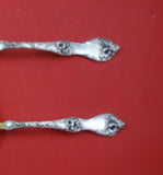 Les Cinq Fleurs by Reed and Barton Sterling Silver Salad Serving Set GW Pcd Fork