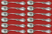 Burgundy by Reed and Barton Sterling Silver Ice Cream Dess. Fork Custom Set 12pc