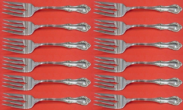 Joan of Arc by International Sterling Silver Salad Fork Set 12 pcs 6 1/8"