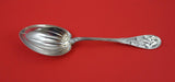Japanese by Tiffany and Co Sterling Silver Berry Spoon GW ribbed bowl 9 3/8"