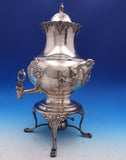 King Francis by Reed and Barton Silverplate Coffee Urn w/ Stand Lid Burner #8308
