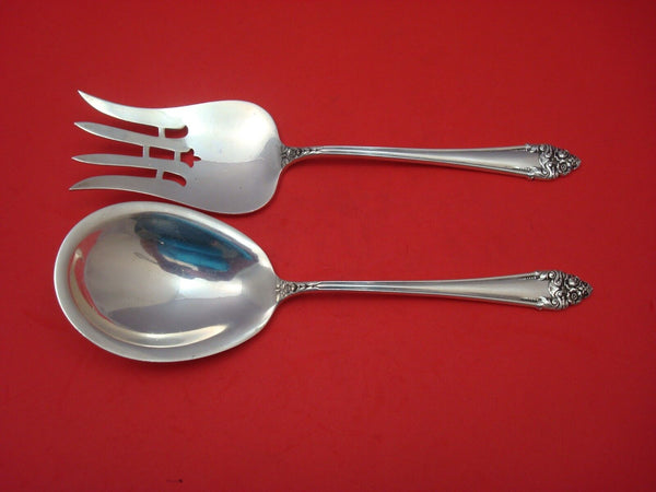 Fragrance by Reed & Barton Sterling Silver Salad Serving Set 9 1/4" 2pc FHAS