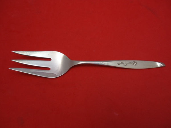 Chapel Rose by Gorham Sterling Silver Cold Meat Fork 8 1/2" Serving Silverware