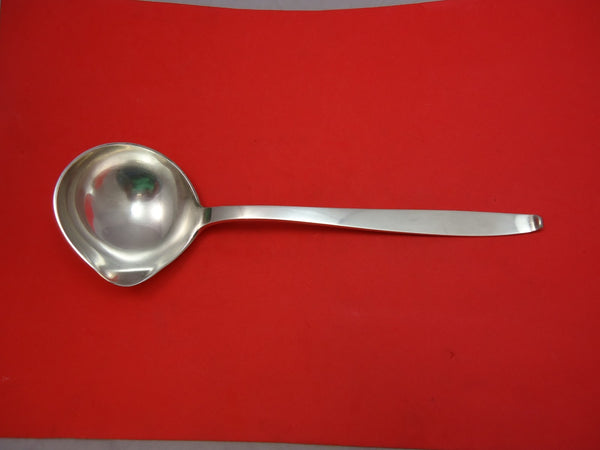 Funkis aka #29 by Evald Nielsen Danish Sterling Silver Soup Ladle with Spout 12"