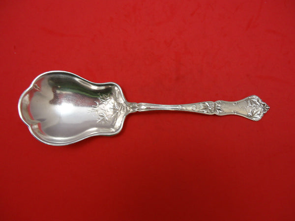 Edgewood by International Sterling Silver Berry Spoon 9" Serving Silverware