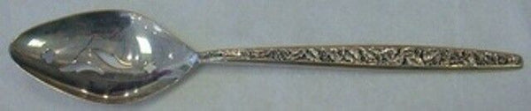 Valencia by International Sterling Silver Serving Spoon Pierced Original 8 7/8"