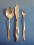 Vivant by Oneida Sterling Silver Flatware Set Service 66 Pieces Modernism Sleek