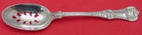 English King by Tiffany and Co Sterling Silver Serving Spoon Pcd 9-Hole Custom