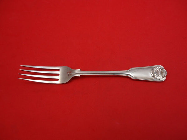 Fiddle & Shell by Spaulding & Co. English Sterling Silver Dinner Fork 7 1/2"