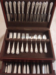 Fontaine by International Sterling Silver Flatware Set Service 60 Pcs No Mono