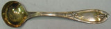 Olive by Gale & Caldwell Sterling Silver Salt Spoon Master Vermeil 4 3/8"