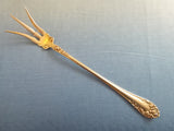 Rose by Wallace Sterling Silver Lettuce Fork 8 1/2"