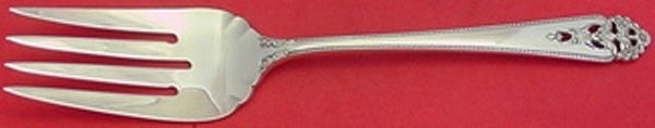 Queen's Lace by International Sterling Silver Cold Meat Fork 9 1/4"