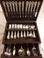 Burgundy by Reed & Barton Sterling Silver Flatware Set Service 77 Pieces