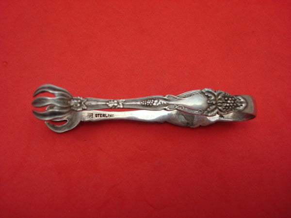 Cloeta by International Sterling Silver Tete A Tete Tongs 3 1/4" Grapes Serving