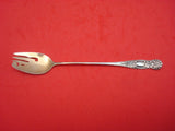 Pattern Unknown by A. Stowell & Co. Sterling Silver Dessert Fork Gold Washed 6"