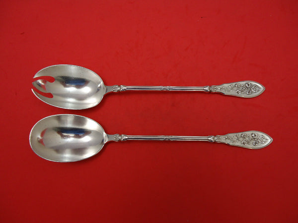 Grand Cru by Henin & Cie French Sterling Silver Salad Serving Set 10 1/4" 2pc