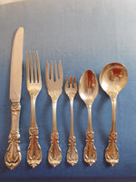 Burgundy by Reed & Barton Sterling Silver Flatware Set Service 77 Pieces