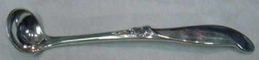 Silver Melody by International Sterling Silver Mustard Ladle Custom 4 3/4"