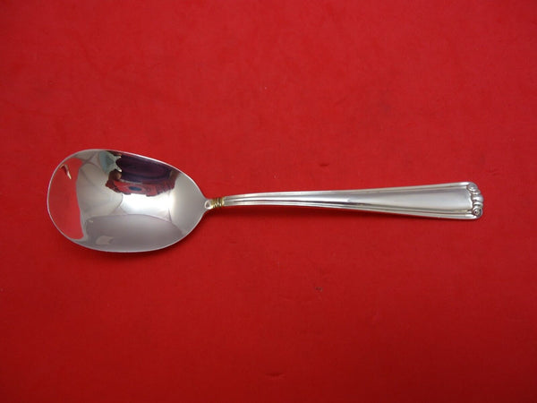 Embassy Scroll Gold by Lunt Sterling Silver Sugar Spoon 5 3/4" Serving