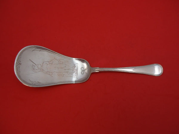 Danish Sterling Silver Waffle Server Nude Roman Ram Cloak Horsens R:Jensen