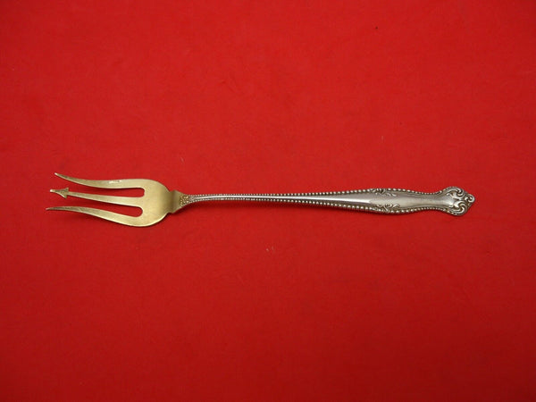 Canterbury by Towle Sterling Silver Pickle Fork 3-Tine Gold Washed 6"