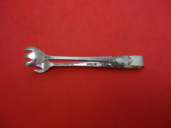 Bridal Veil by International Sterling Silver Sugar Tongs 4" Serving Vintage