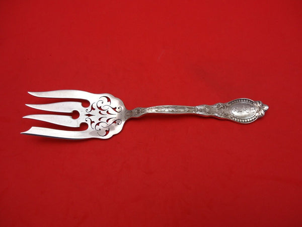 De Coverly by Blackinton Sterling Silver Beef Fork Fancy Pierced 7 1/4" Serving