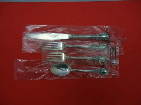 American Victorian by Lunt Sterling Silver Regular Size Place Setting(s) 4pc New