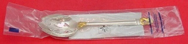 Royal Danish Gold by International Sterling Silver Serving Spoon Pcd 8 1/2" New