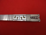 Mexico Sterling Silver Salad Serving Set 9 1/2" 2pc Hector Aguilar? Modernist