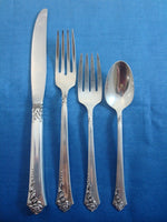 Damask Rose by Oneida Sterling Silver Flatware Set Service 57 Pieces Place Size