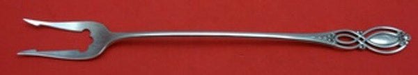 Chippendale Old by Alvin Sterling Silver Pickle Fork Long Handle 7 1/2"
