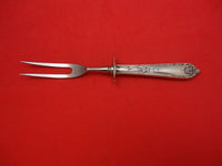 Della Robbia by Alvin Sterling Silver Steak Carving Fork HH WS Heirloom